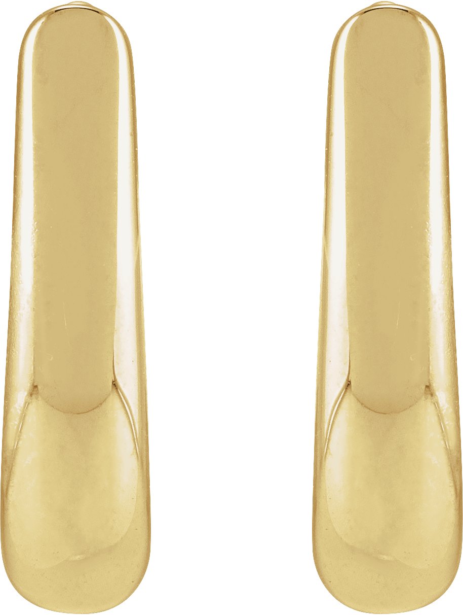 Alternative view of U-Hoop Earrings