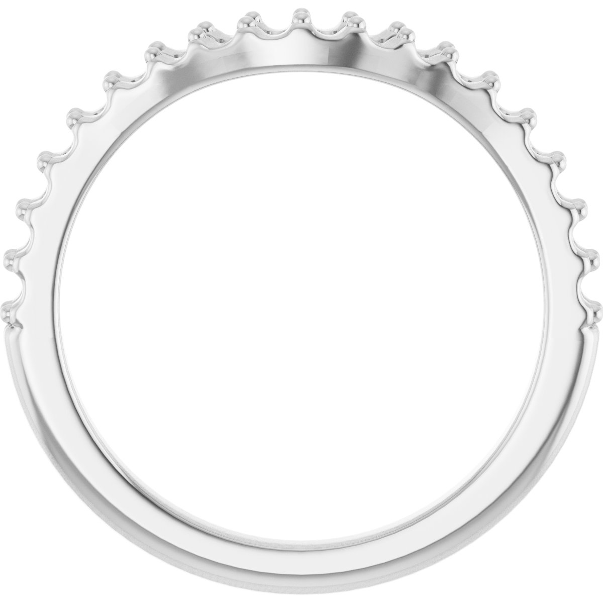 Band Mounting for 9.4 mm Round Ring view 2