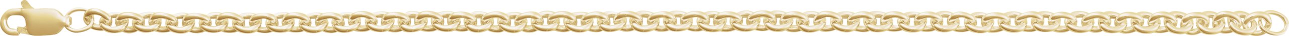 14K Yellow Gold-Filled 4 mm Cable 7 Chain