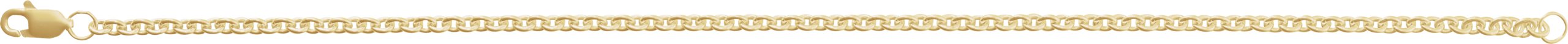14K Yellow Gold-Filled 2.4 mm Cable 7 Chain