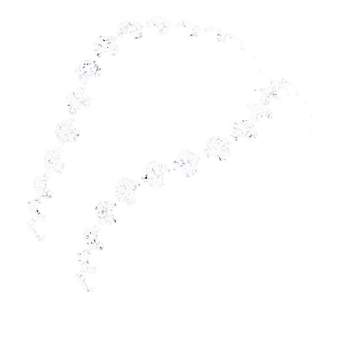 7/8 CTW Natural Diamond Ring Guard – 14K White Gold
