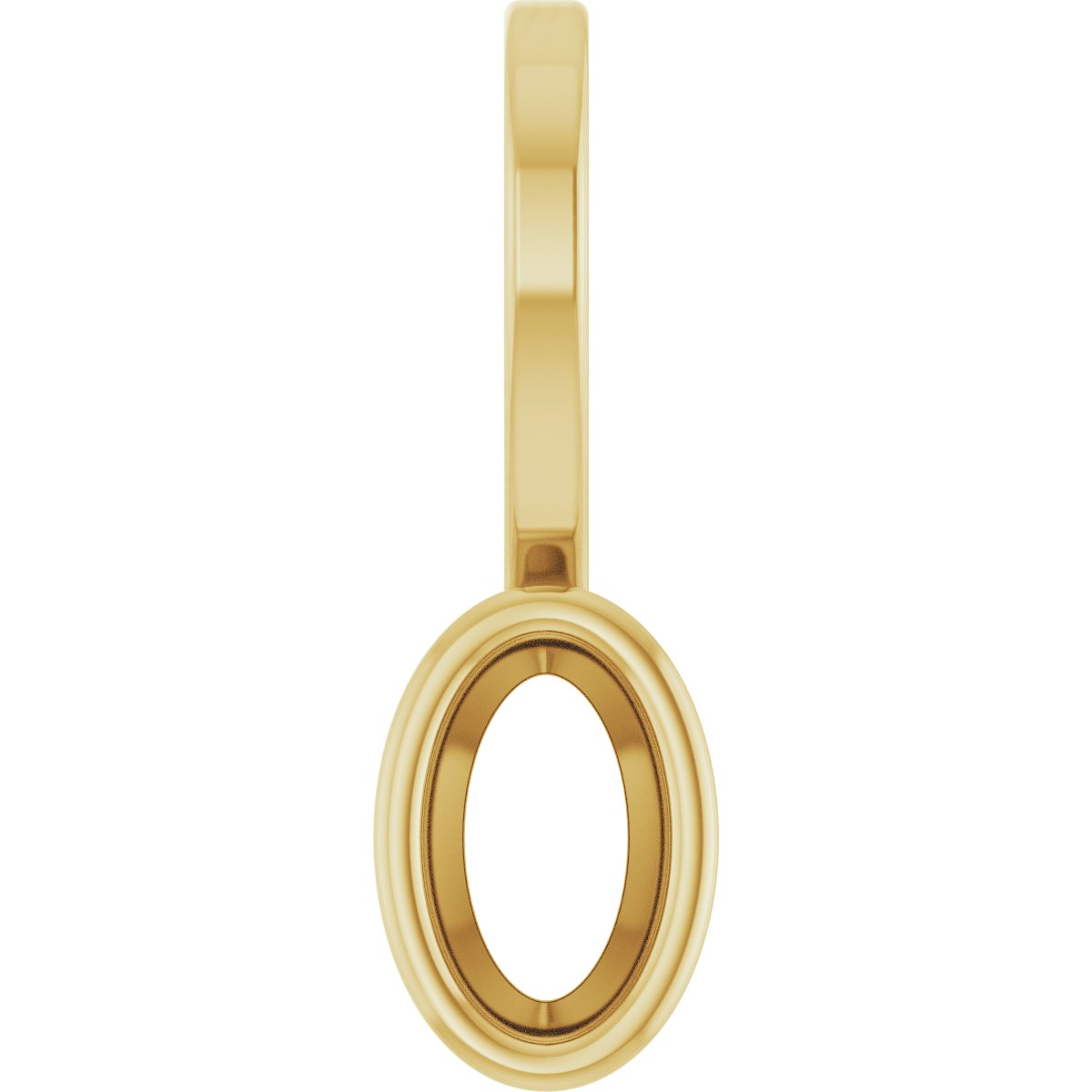 Bezel-Set Solitaire Charm/Pendant