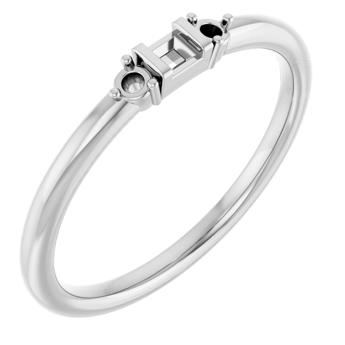Accented Stackable Ring