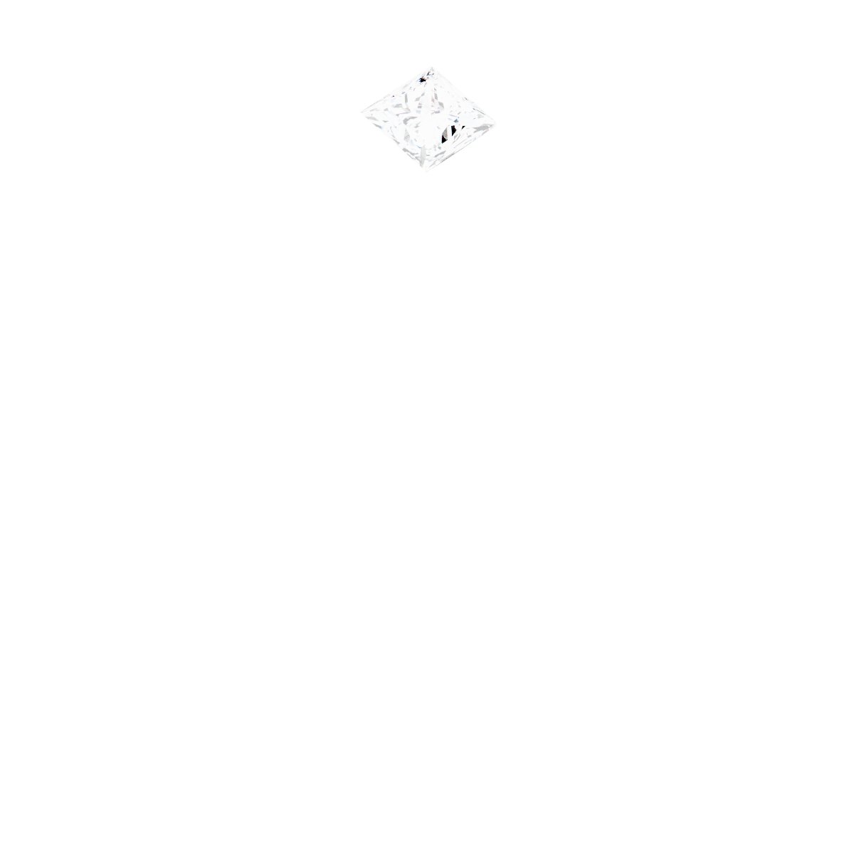 14k White Gold
