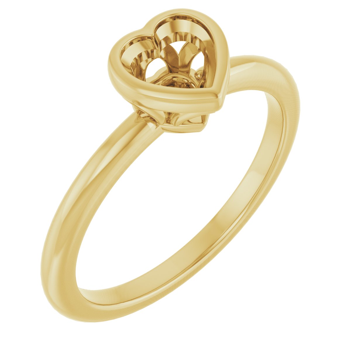 Bezel-Set Engagement Ring