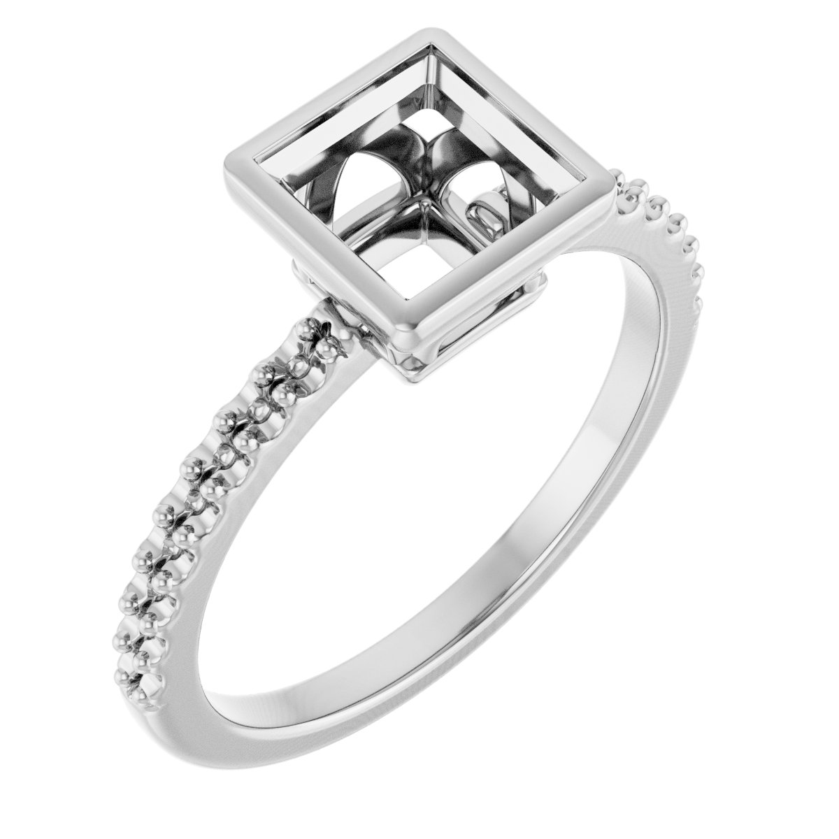 Bezel-Set Engagement Ring