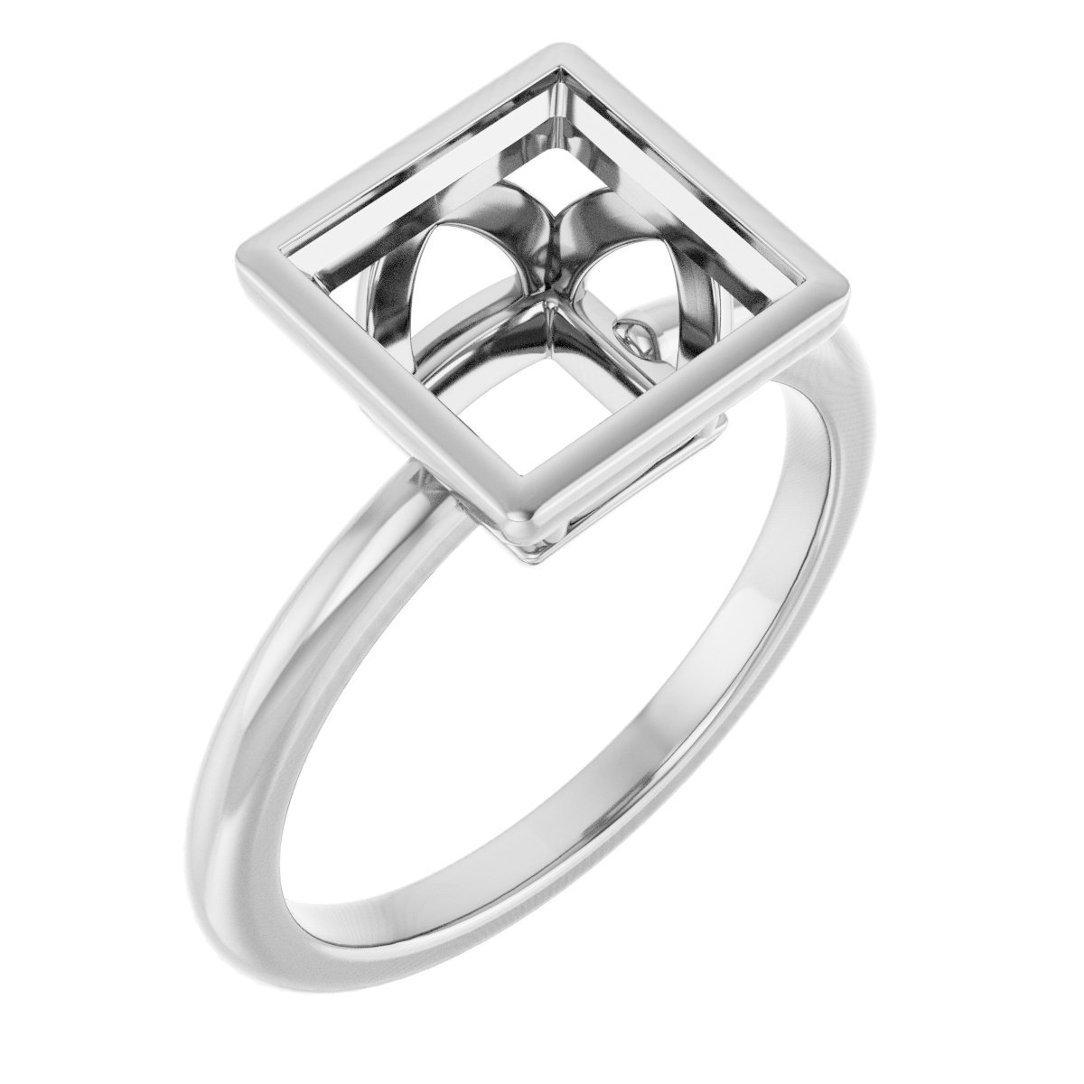 Bezel-Set Engagement Ring