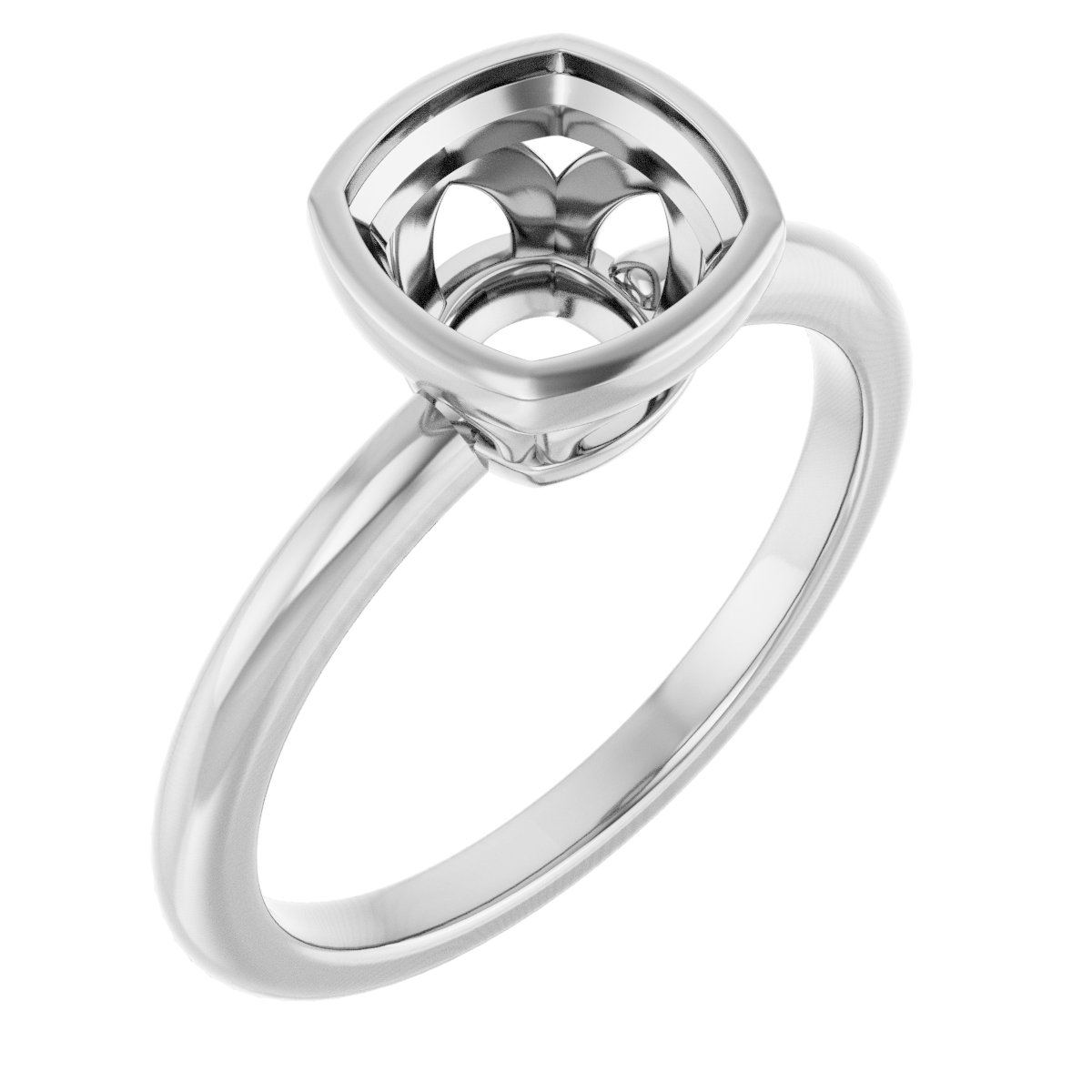 Bezel-Set Engagement Ring