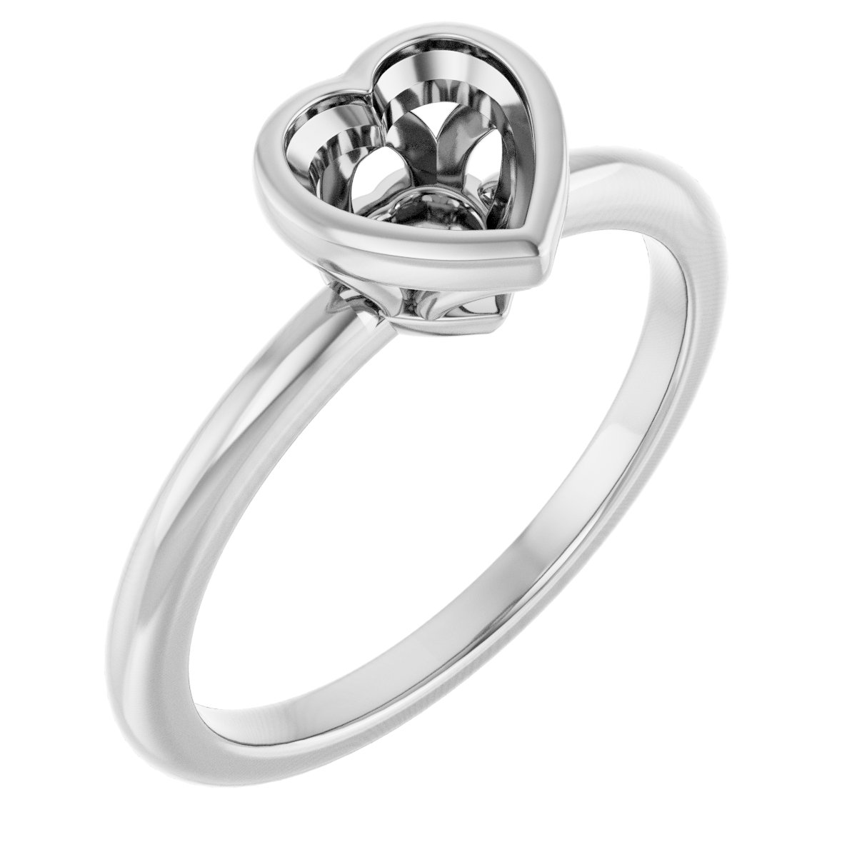 Bezel-Set Engagement Ring