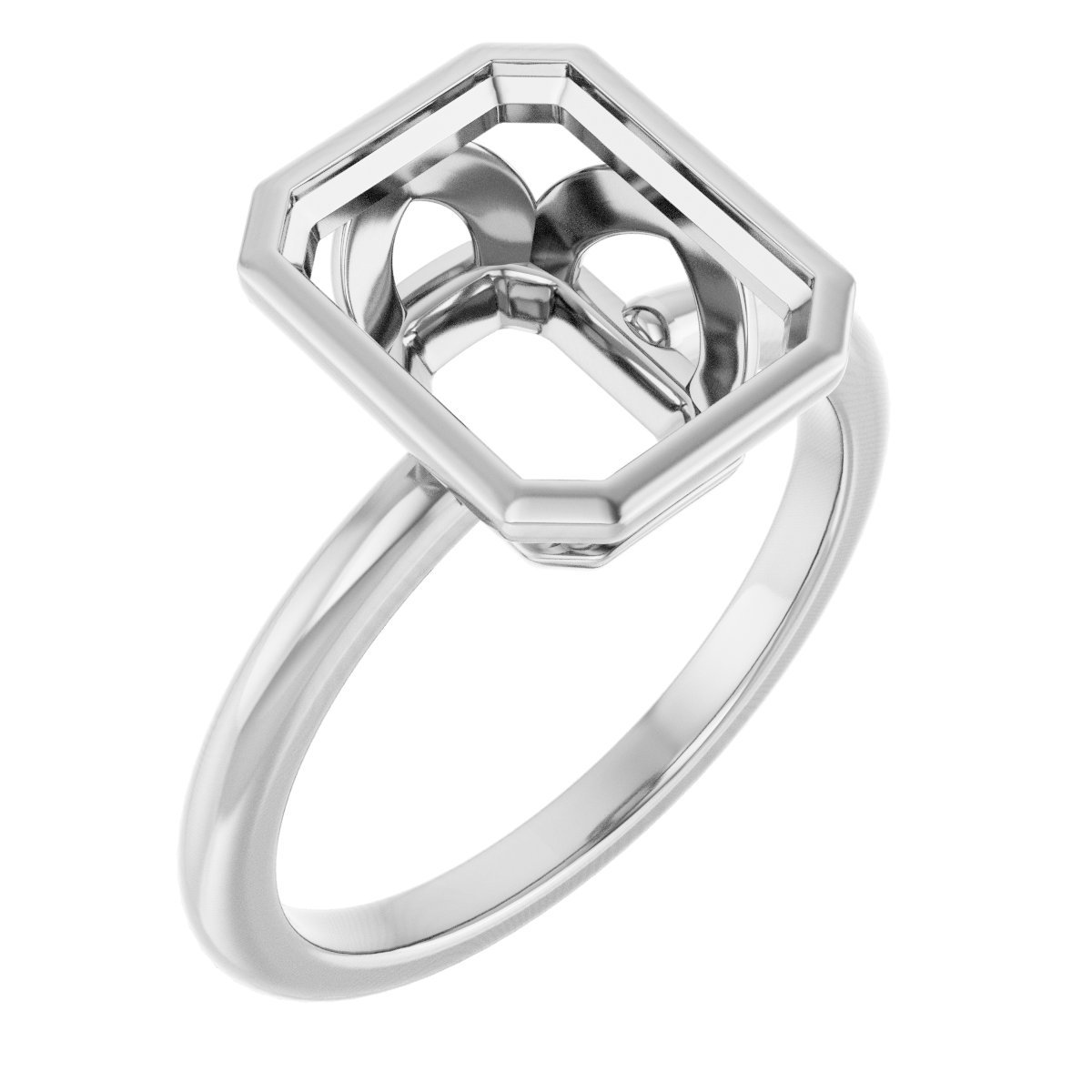 Bezel-Set Engagement Ring