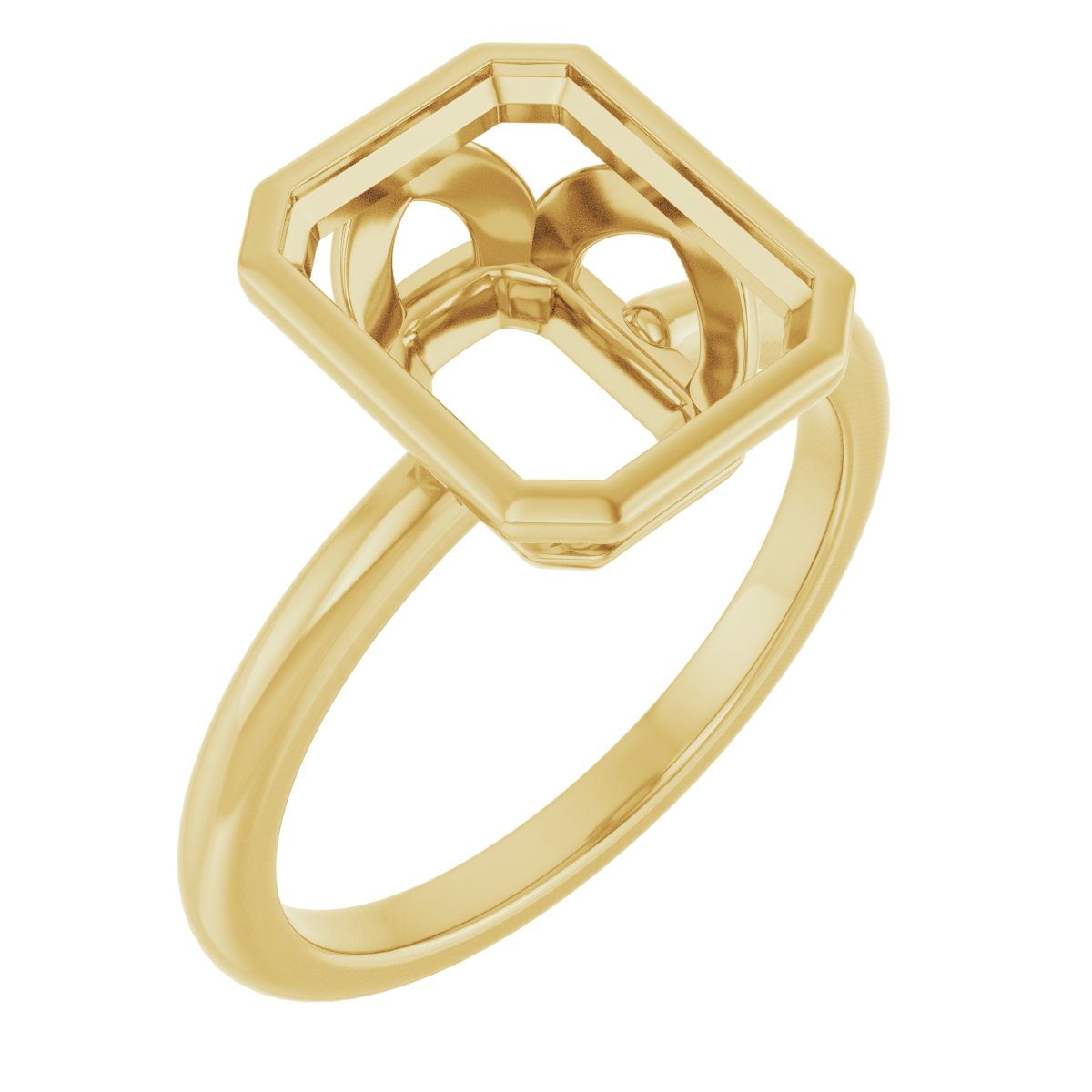 Bezel-Set Engagement Ring
