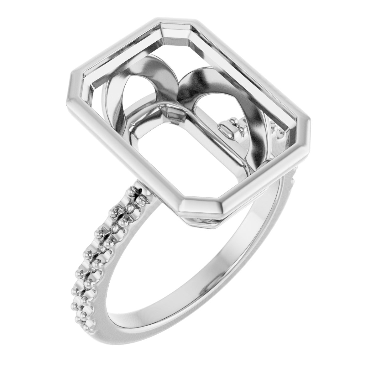 Bezel-Set Engagement Ring