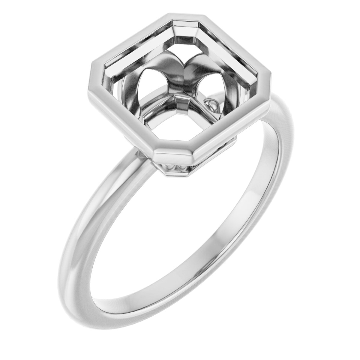 Bezel-Set Engagement Ring