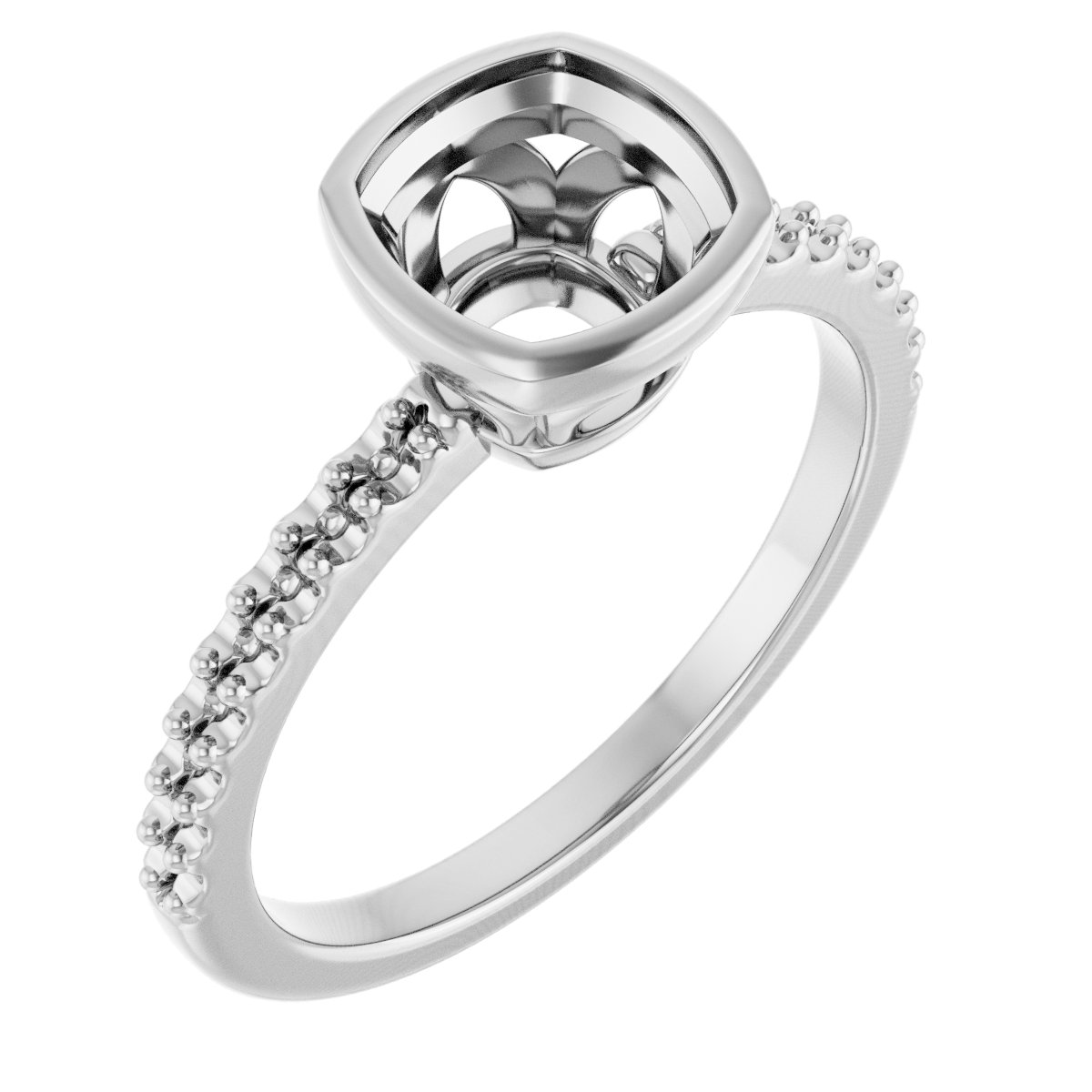 Bezel-Set Engagement Ring