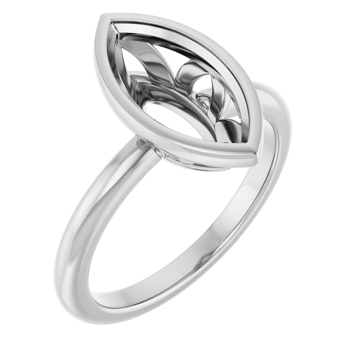 Bezel-Set Engagement Ring