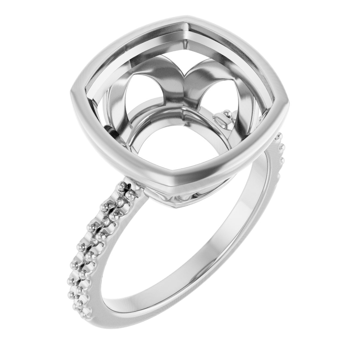 Bezel-Set Engagement Ring