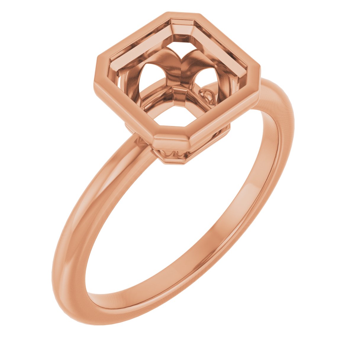 Bezel-Set Engagement Ring