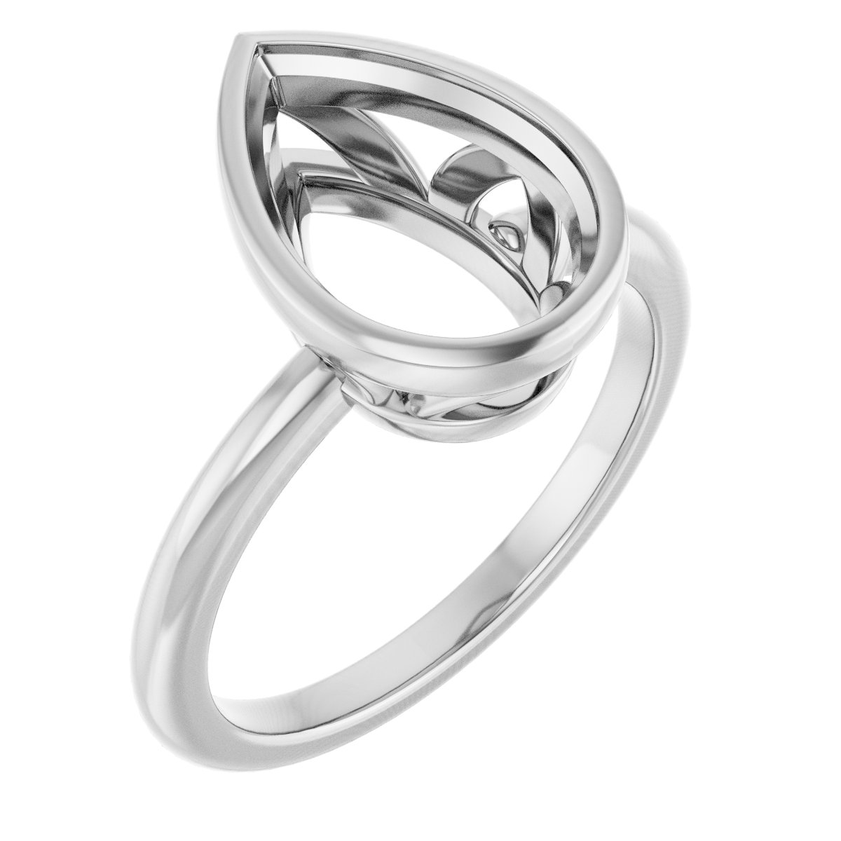 Bezel-Set Engagement Ring