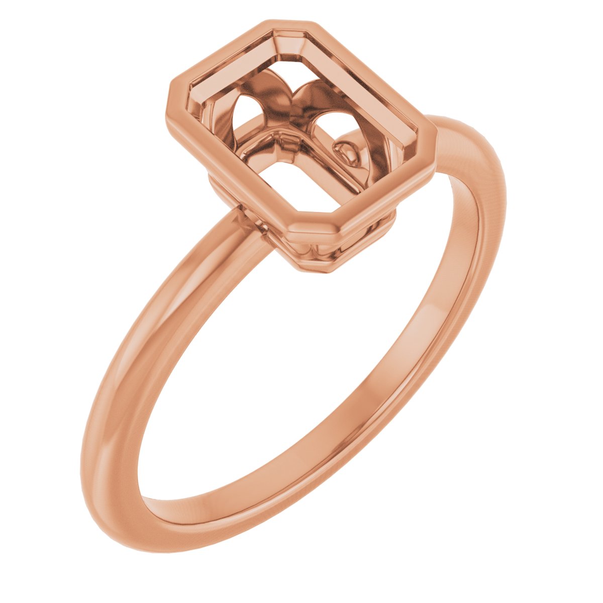 Bezel-Set Engagement Ring