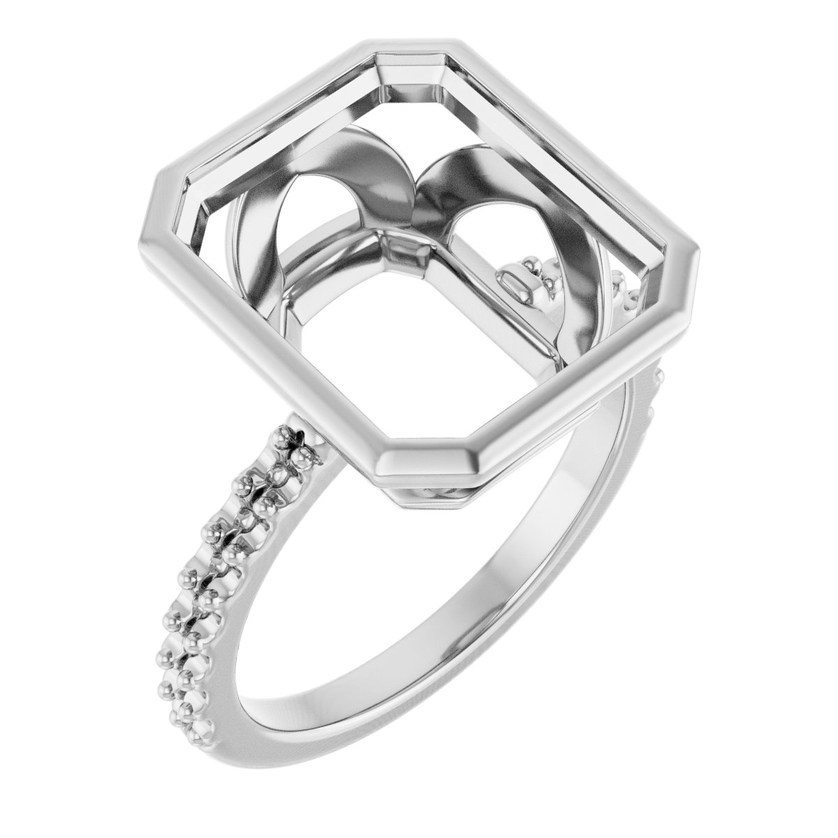 Bezel-Set Engagement Ring