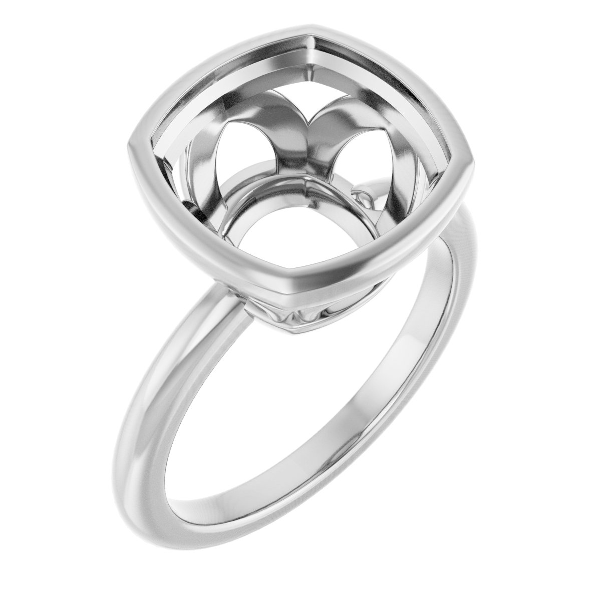 Bezel-Set Engagement Ring