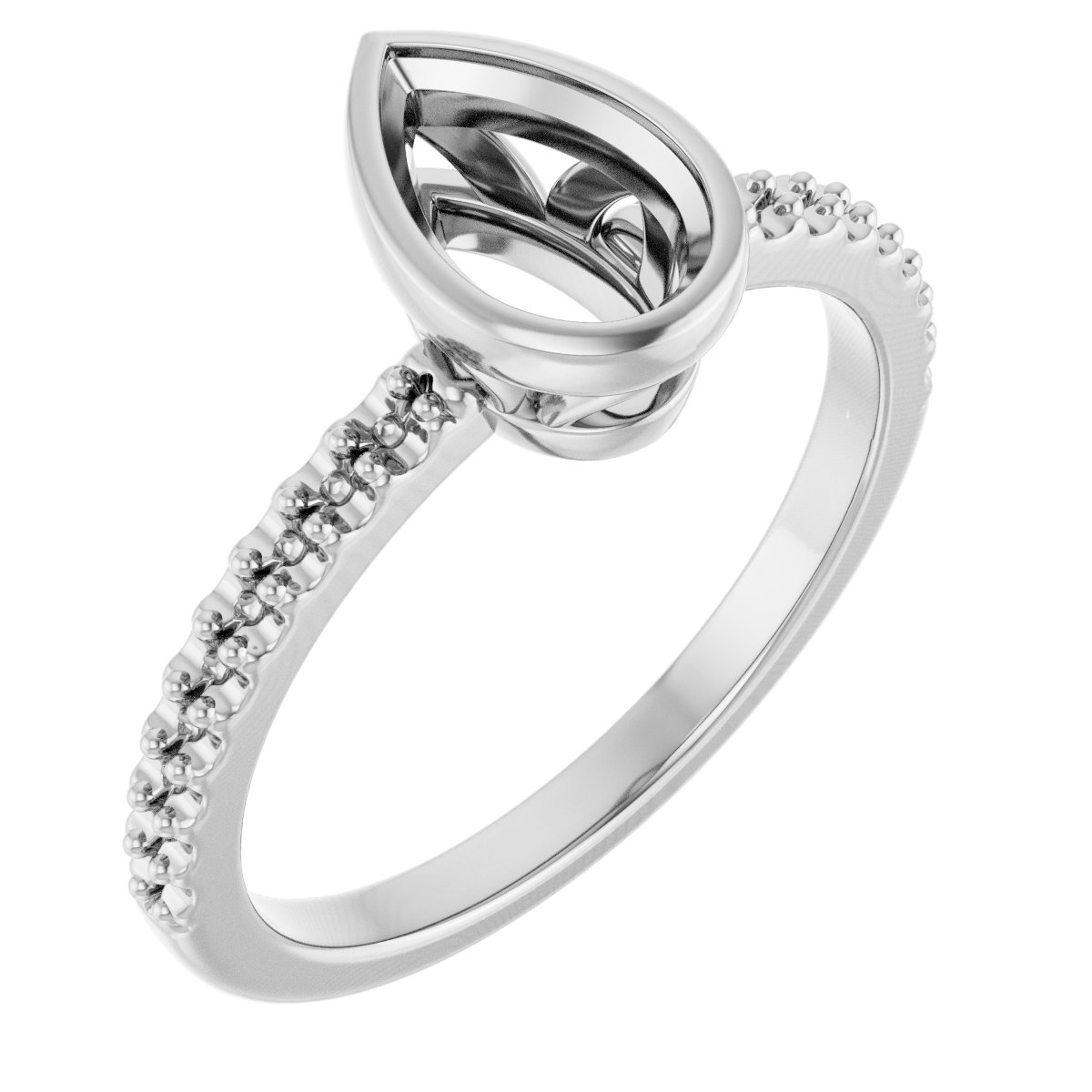 Bezel-Set Engagement Ring