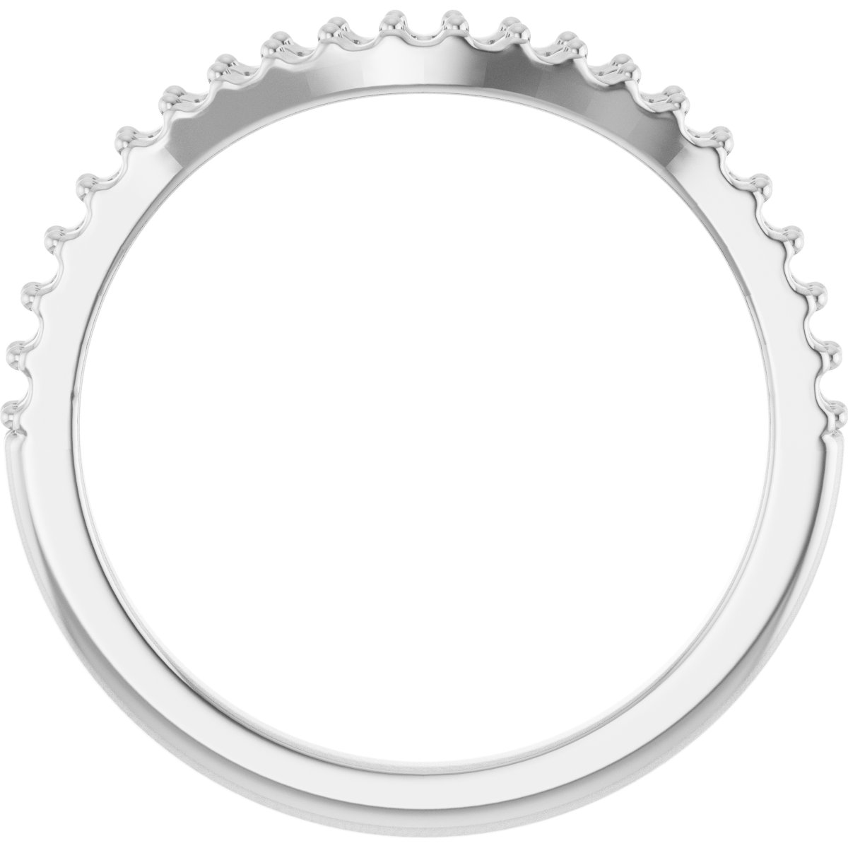 Band Mounting for 14x7 mm Marquise view 2