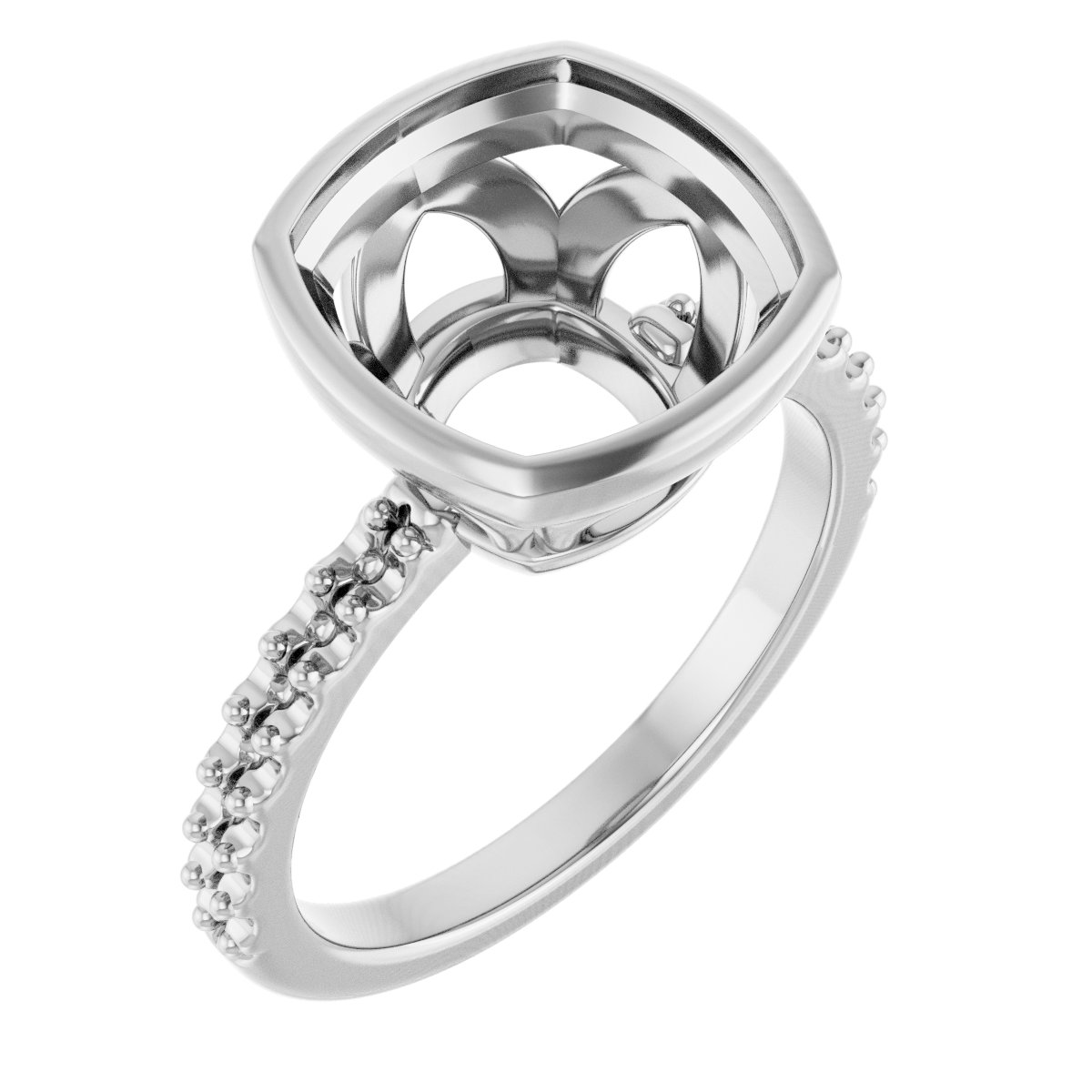 Bezel-Set Engagement Ring