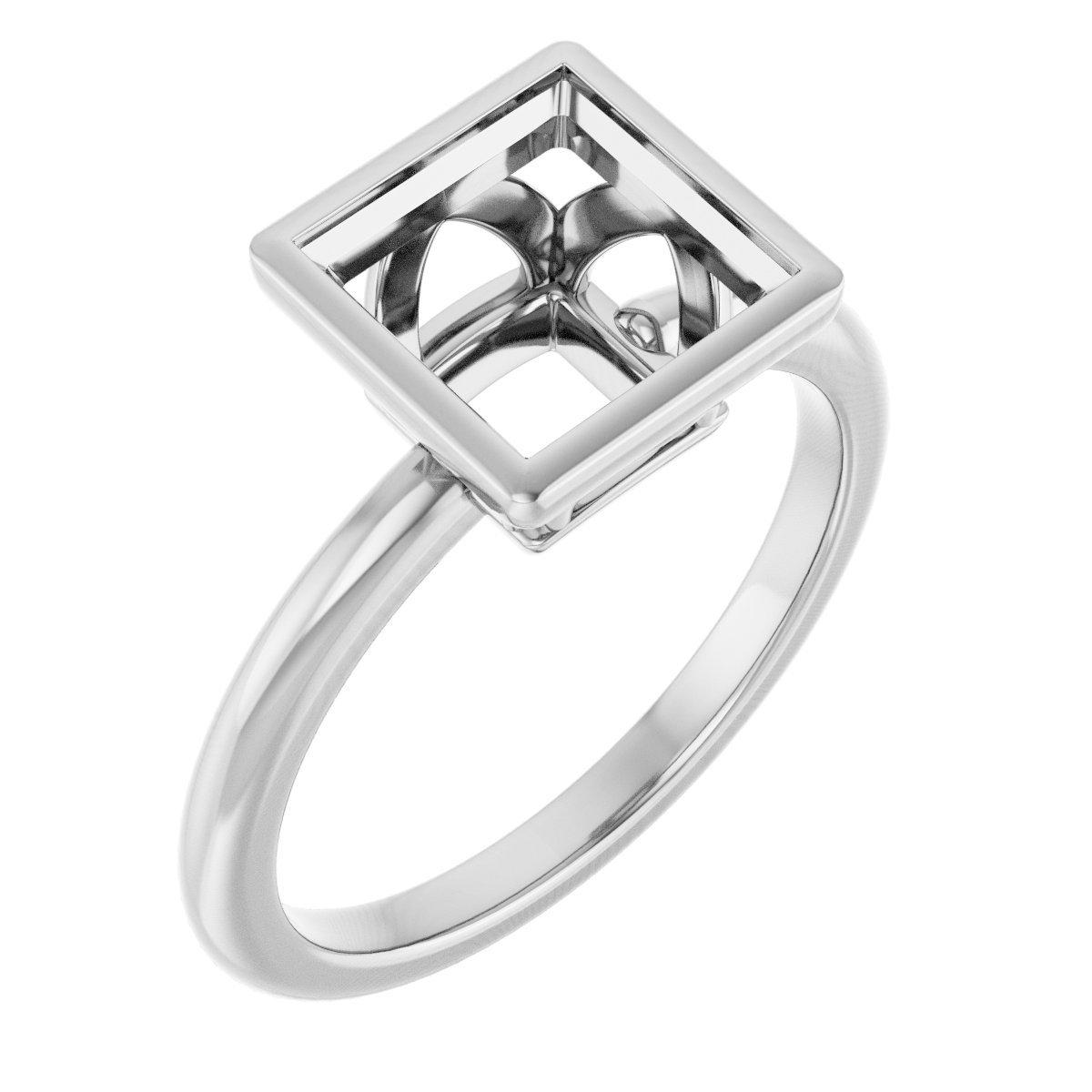 Bezel-Set Engagement Ring