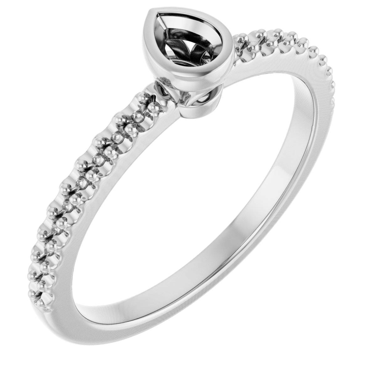 Bezel-Set Engagement Ring