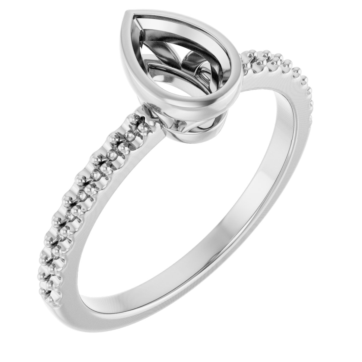 Bezel-Set Engagement Ring