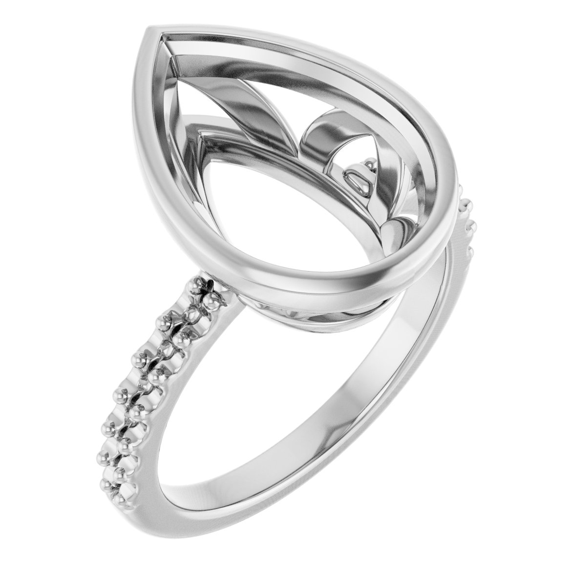 Bezel-Set Engagement Ring