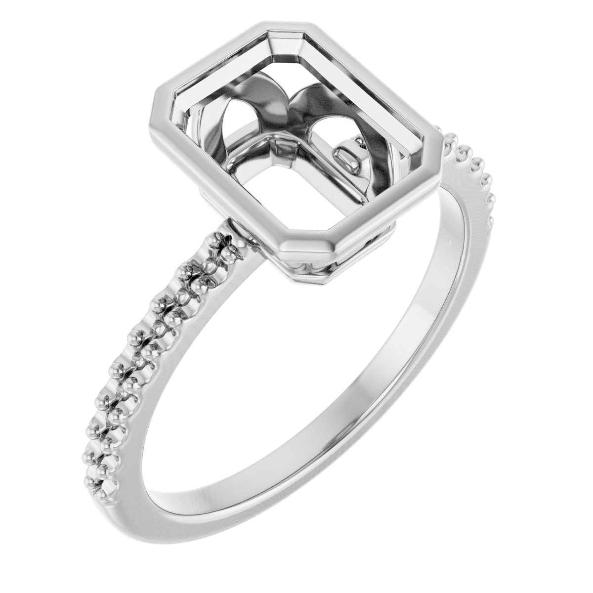 Bezel-Set Engagement Ring