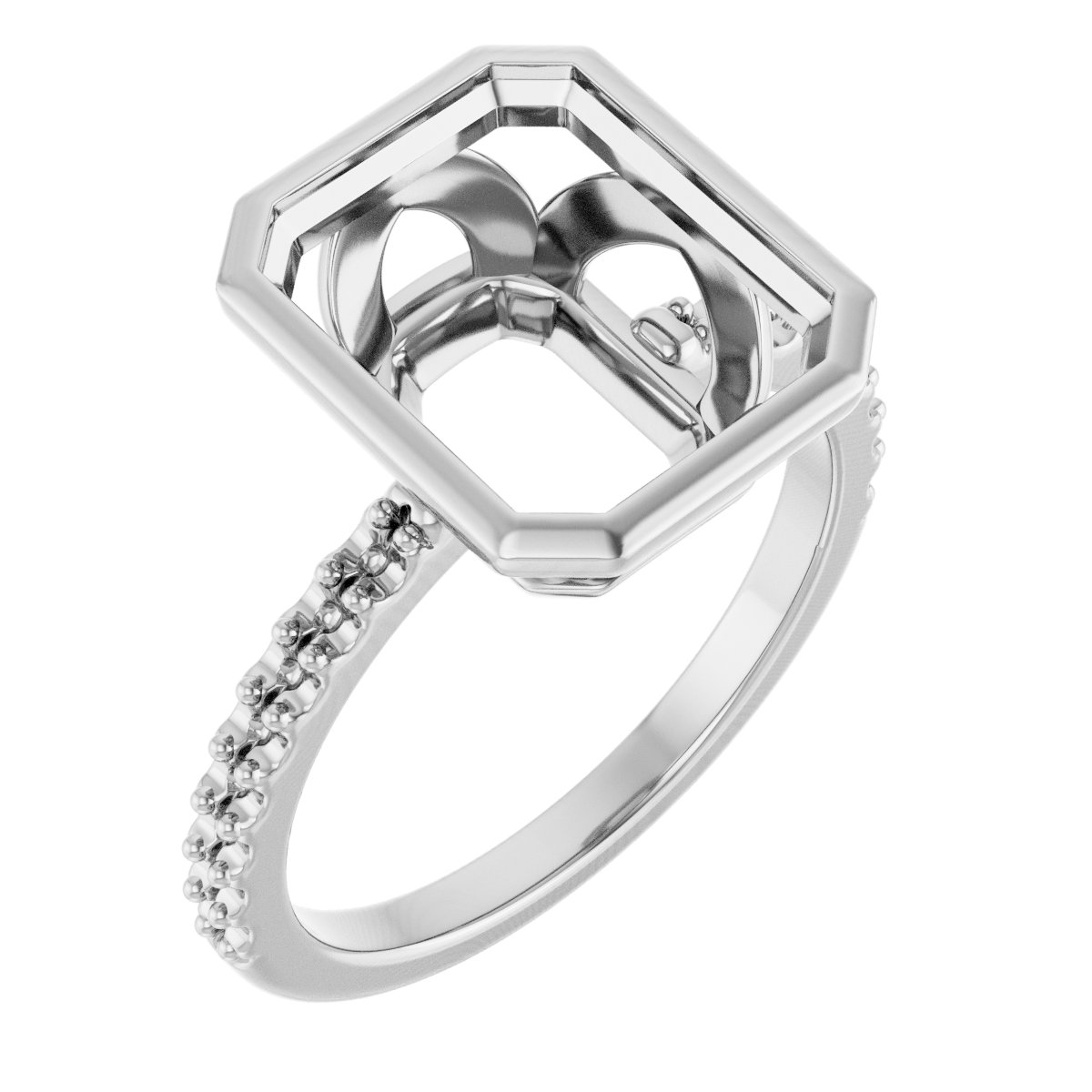 Bezel-Set Engagement Ring