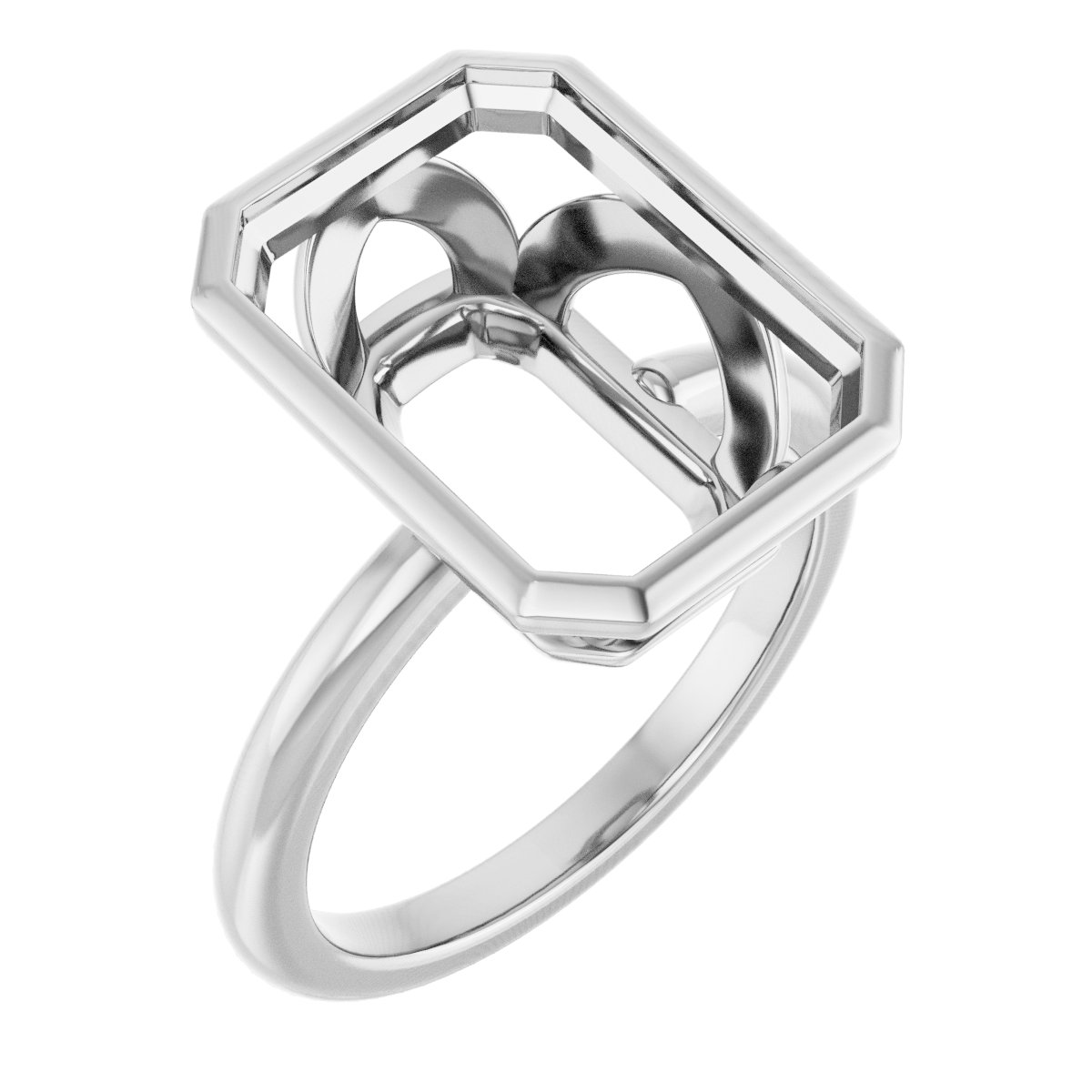 Bezel-Set Engagement Ring