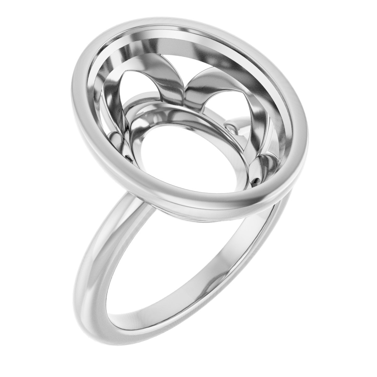 Bezel-Set Engagement Ring