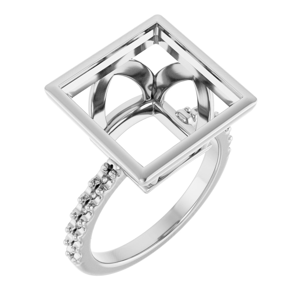 Bezel-Set Engagement Ring