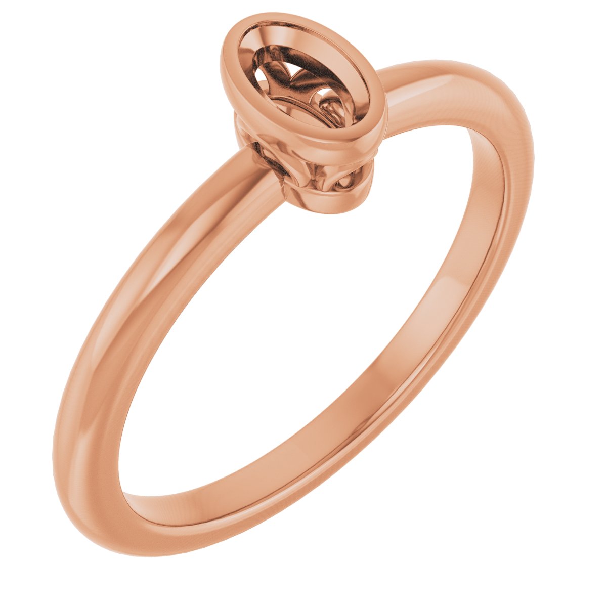 Bezel-Set Engagement Ring