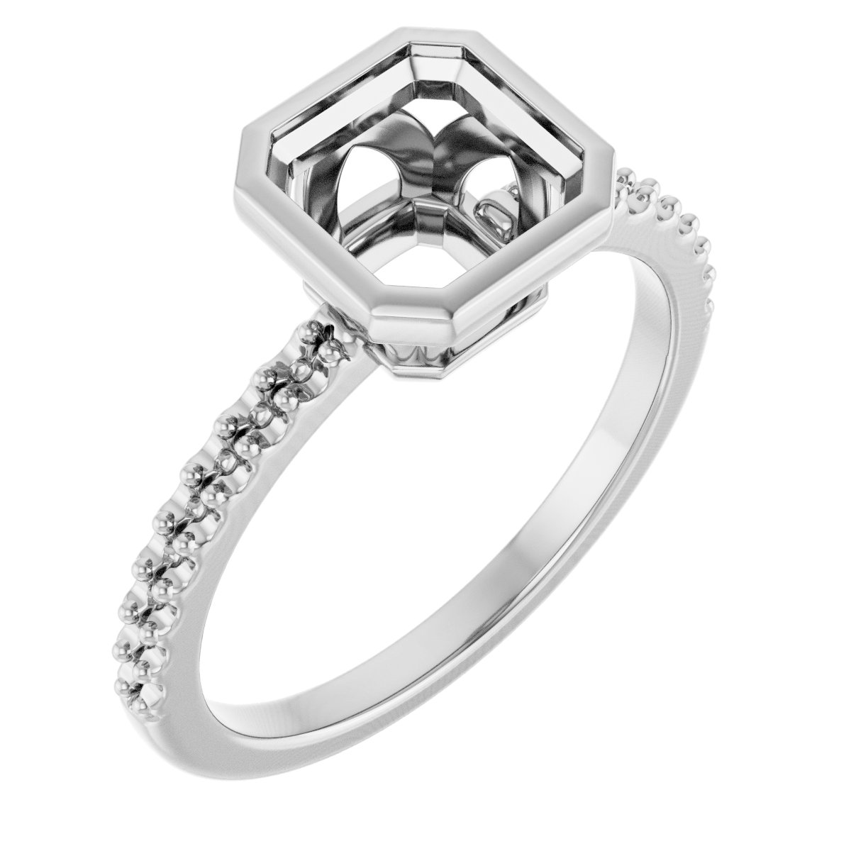 Bezel-Set Engagement Ring