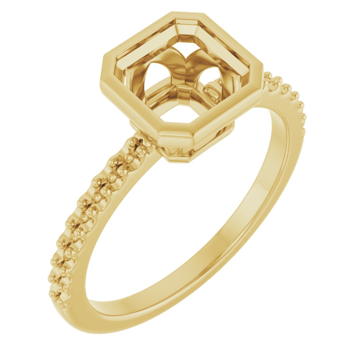 Bezel-Set Engagement Ring