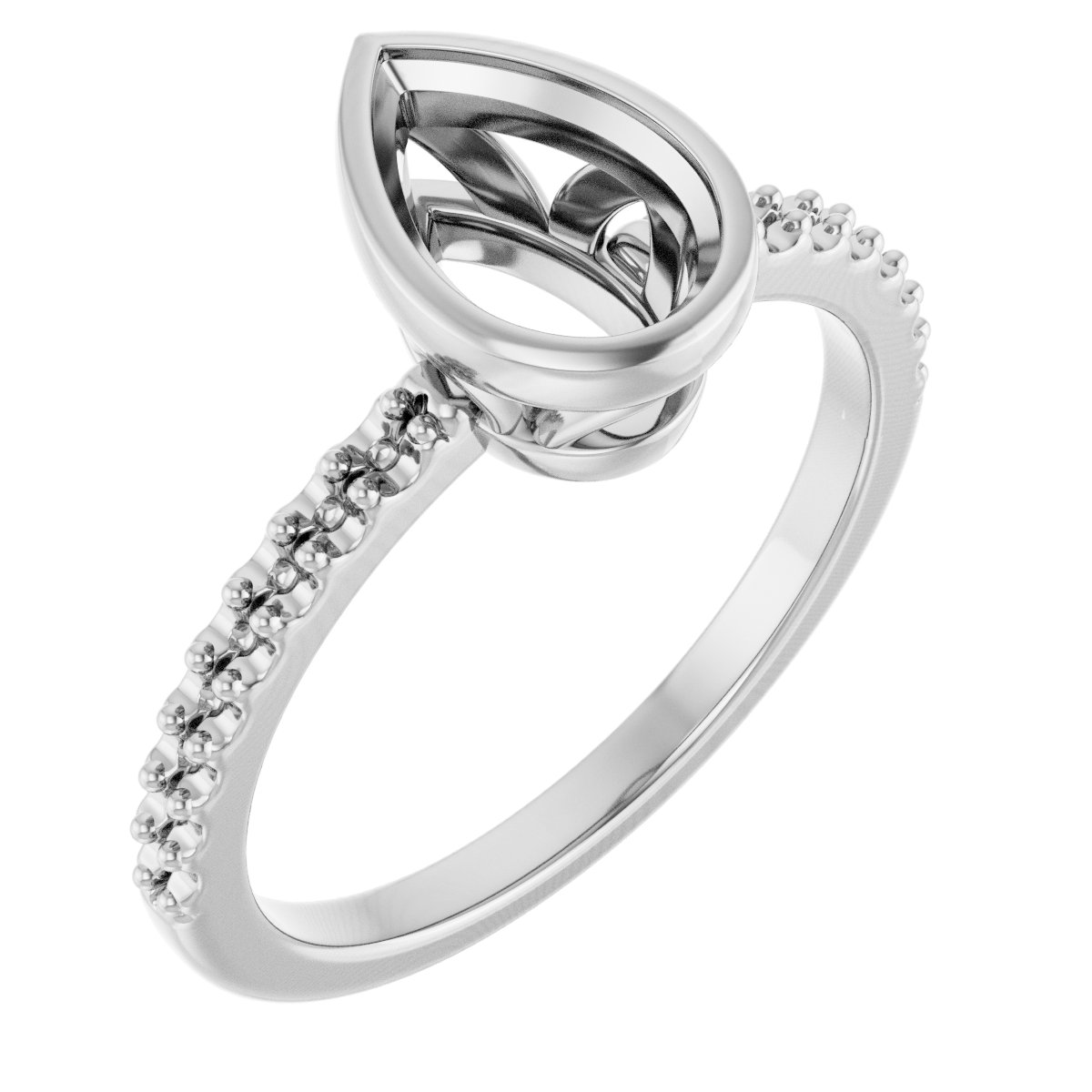 Bezel-Set Engagement Ring