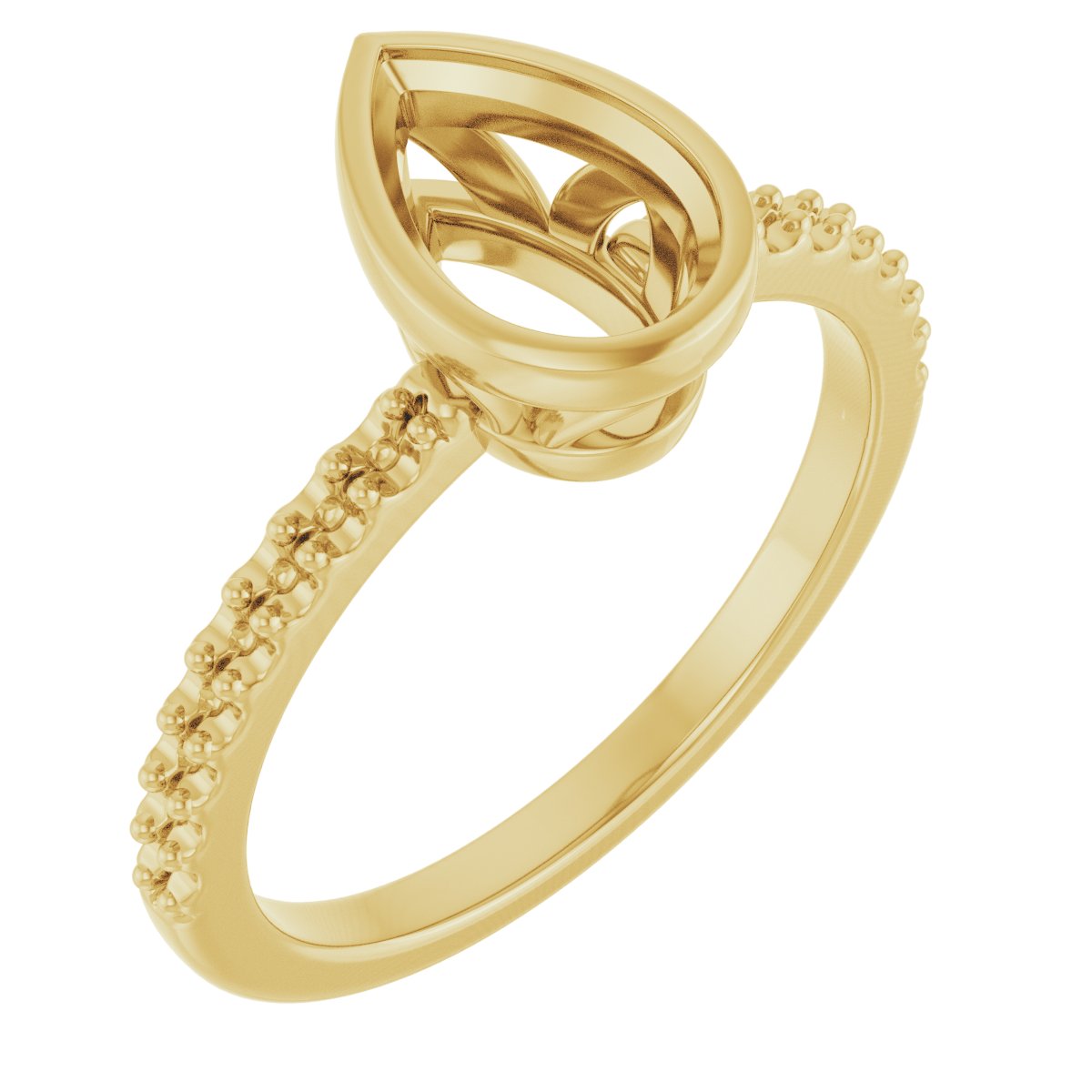 Bezel-Set Engagement Ring