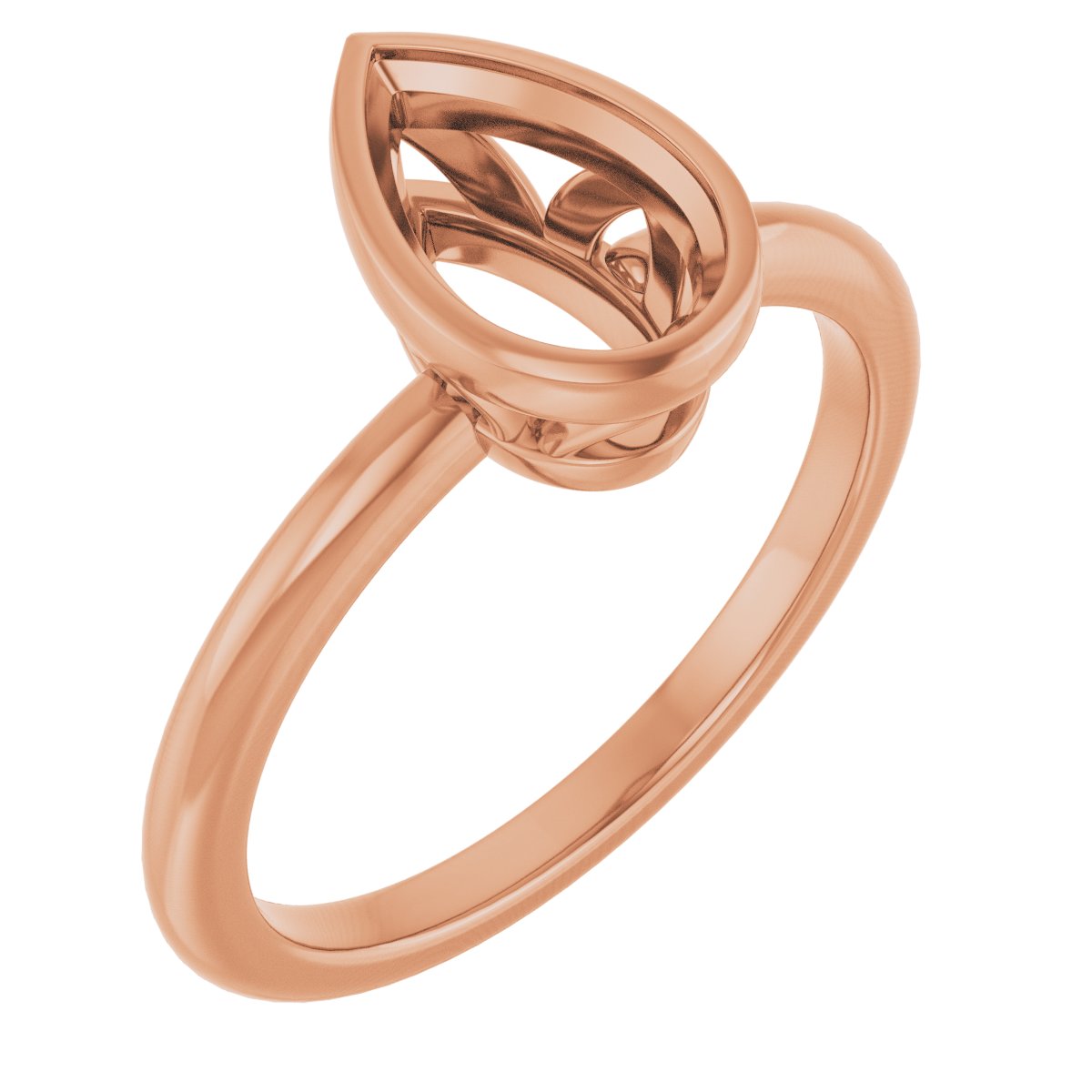 Bezel-Set Engagement Ring