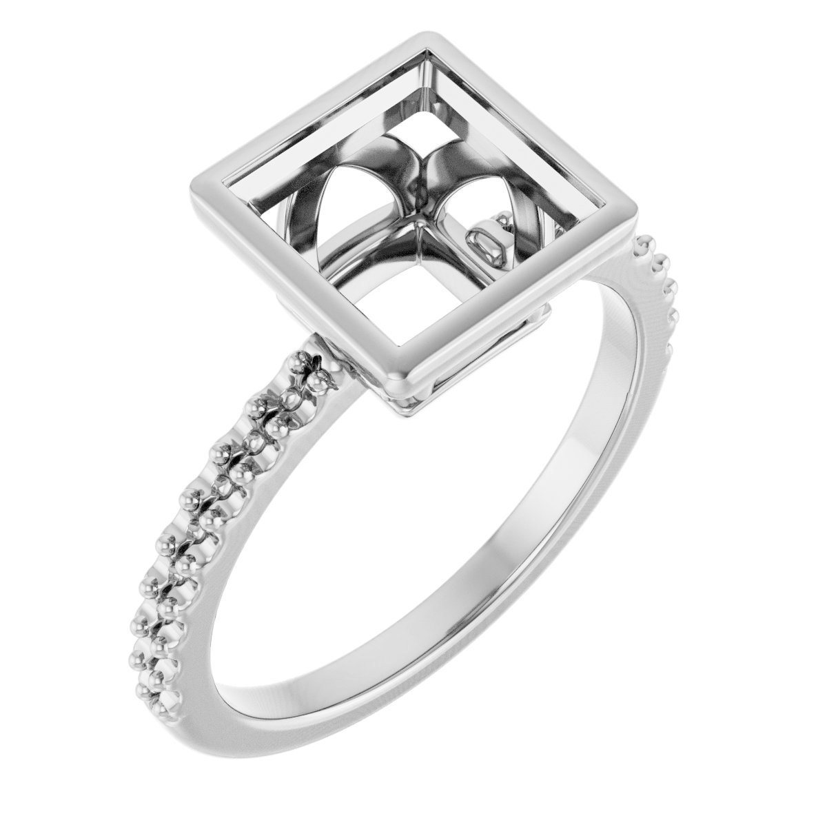 Bezel-Set Engagement Ring
