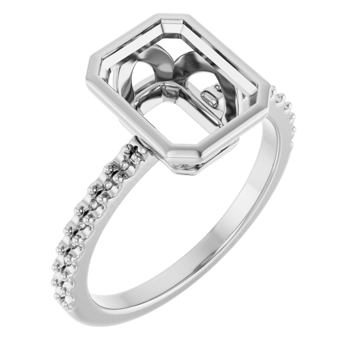 Bezel-Set Engagement Ring