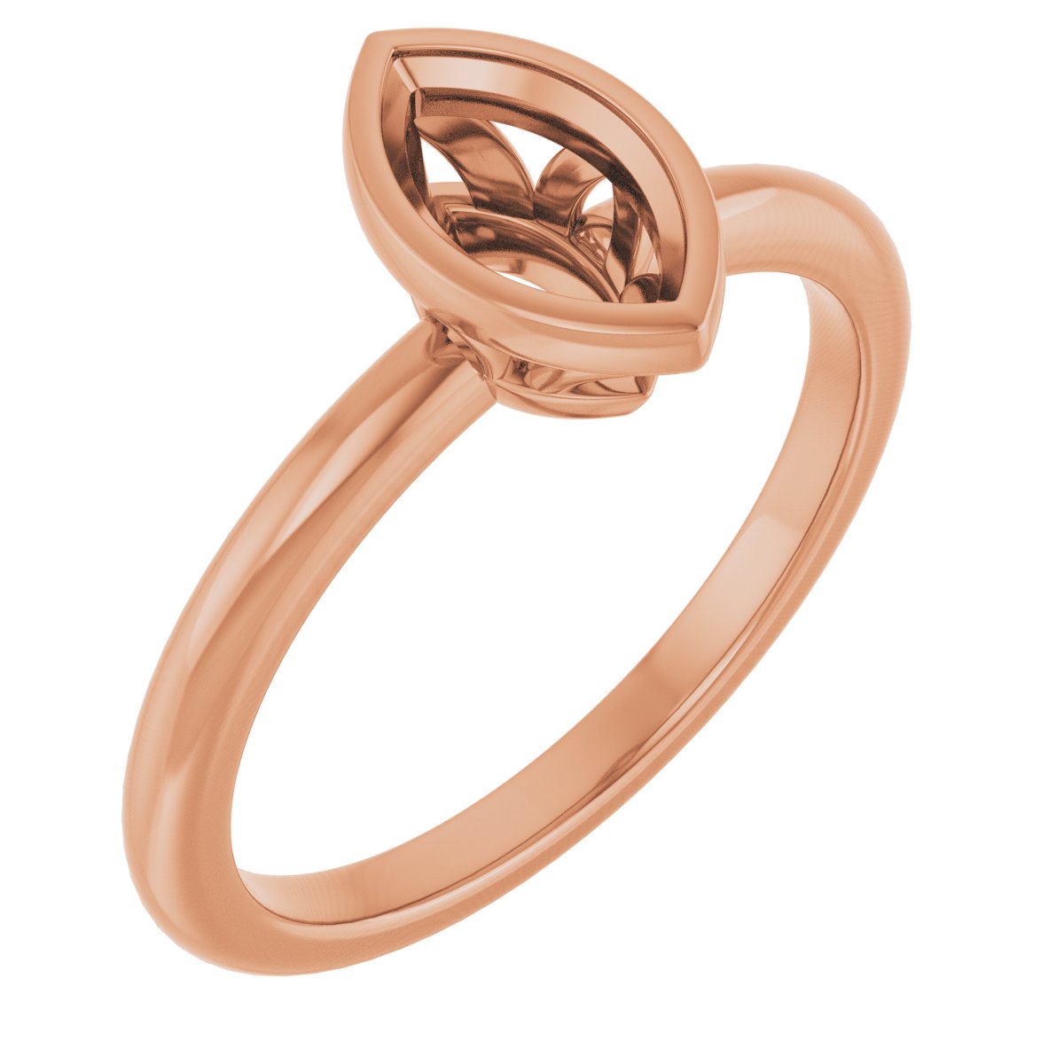 Bezel-Set Engagement Ring