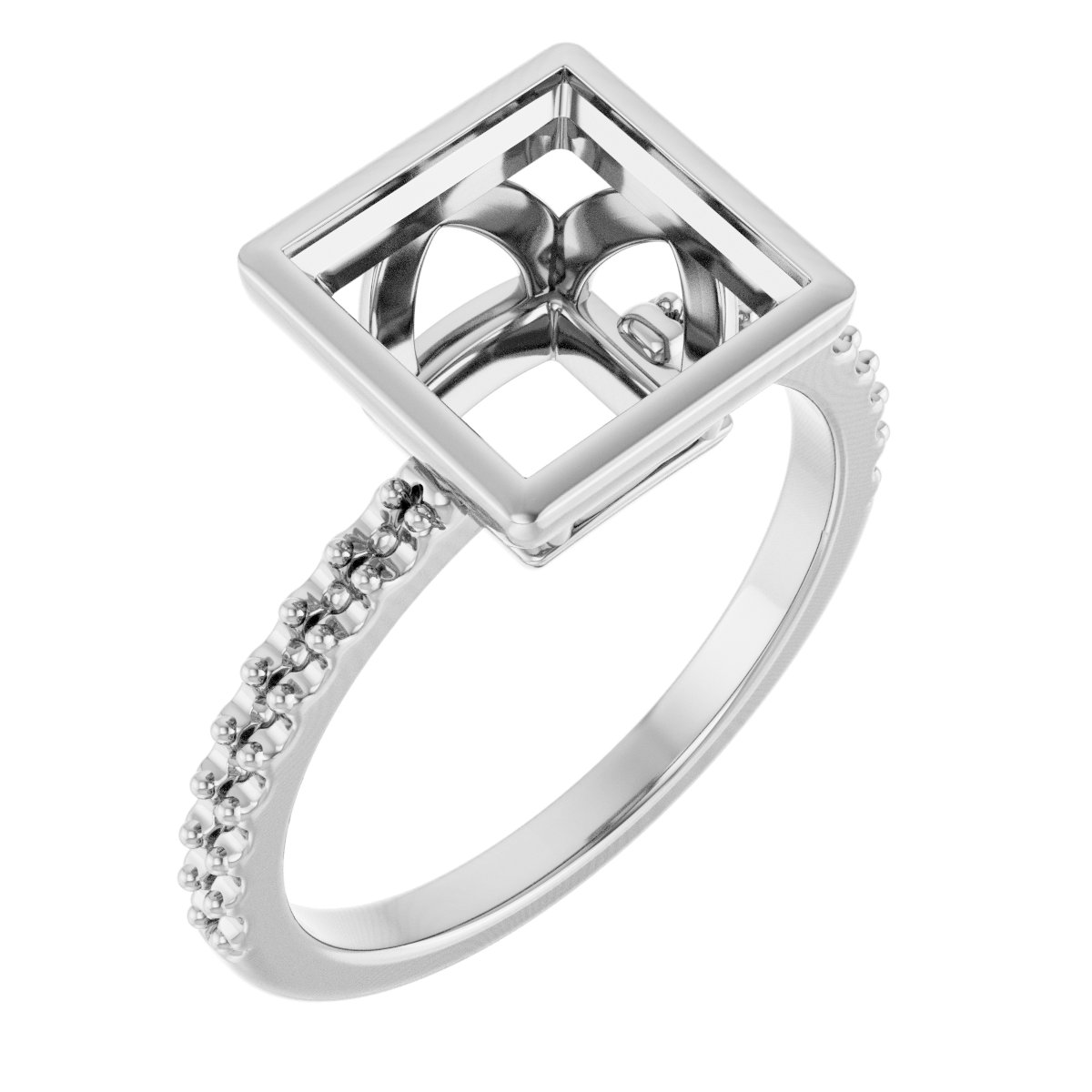 Bezel-Set Engagement Ring