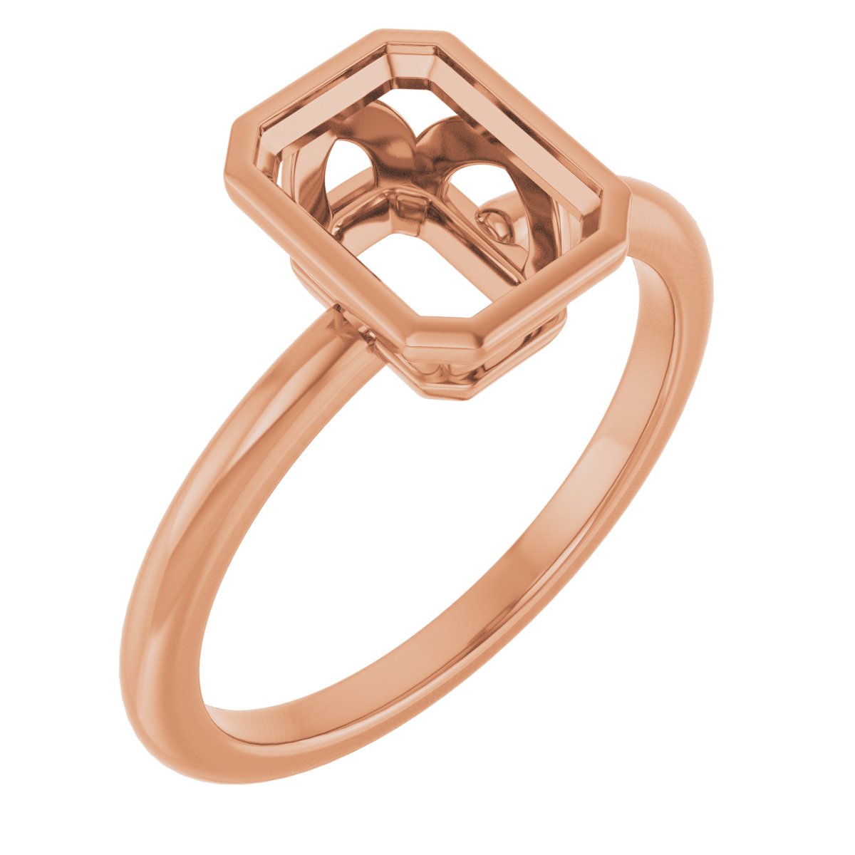 Bezel-Set Engagement Ring
