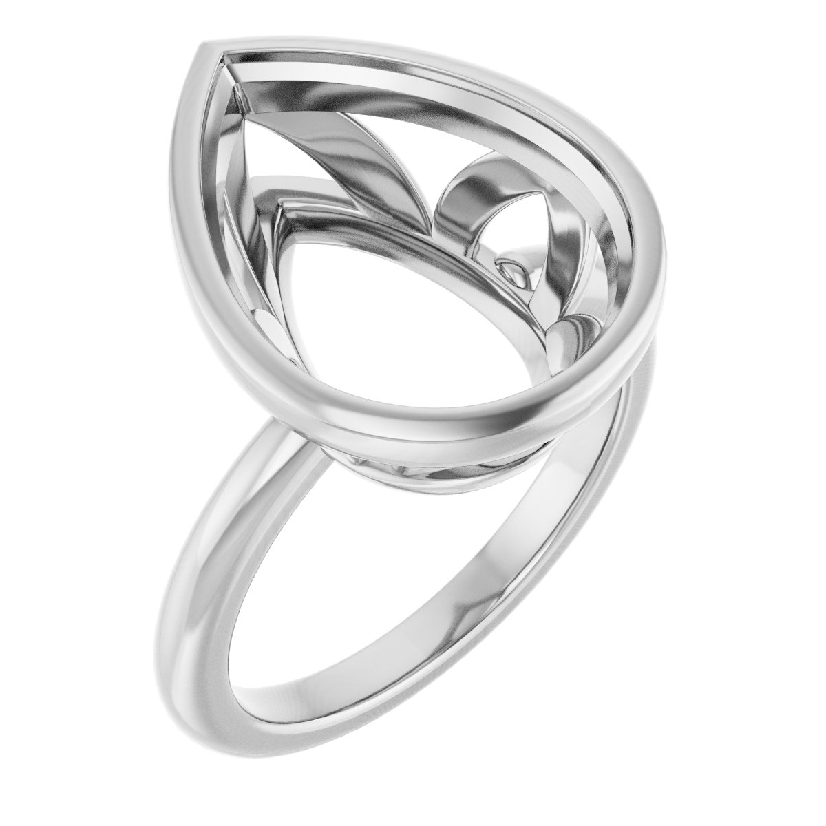 Bezel-Set Engagement Ring