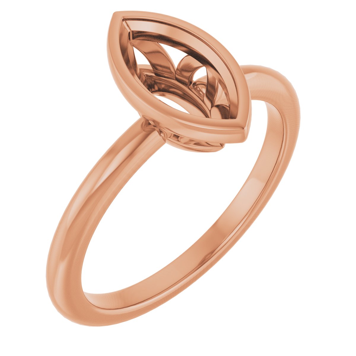 Bezel-Set Engagement Ring